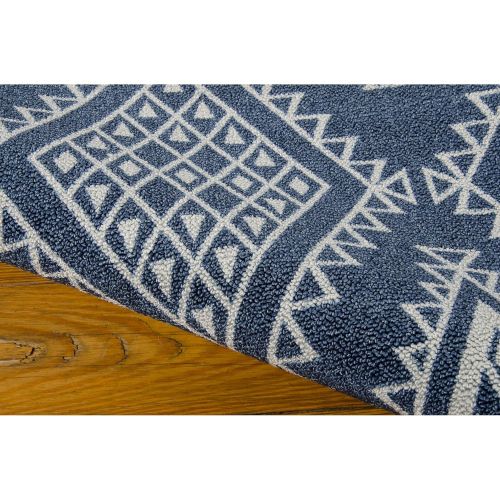  Rug Squared Milford Contemporary Area Rug (MI198), 2-Feet 6-Inches by 4-Feet, Blue