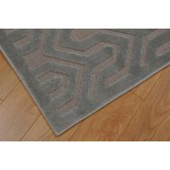 Rug Squared Montrose Contemporary Area Rug (MT316), 7-Feet 9-Inches by 10-Feet 10-Inches, Silver Green
