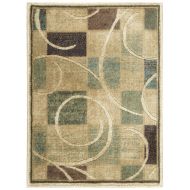 Rug Squared Plymouth Contemporary Modern Area Rug (PLY01), 2-Feet by 2-Feet 9-Inches, Beige