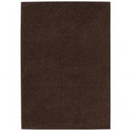 Rug Squared Woodstock Shag Area Rug (WSD01), 5-Feet by 7-Feet, Brown