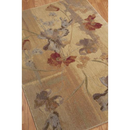  Rug Squared Fenwick Contemporary Transitional Round Rug (FEN18), 5-Feet 6-Inches by 5-Feet 6-Inches, Beige