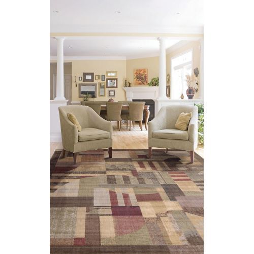  Rug Squared Fenwick Modern Area Rug , 7-Feet 9-Inches by 10-Feet 10-Inches, Multicolor