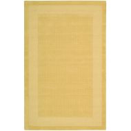 Rug Squared Tribeca Simple Contemporary Modern Area Rug (TRB30), 5-Feet by 8-Feet, Yellow