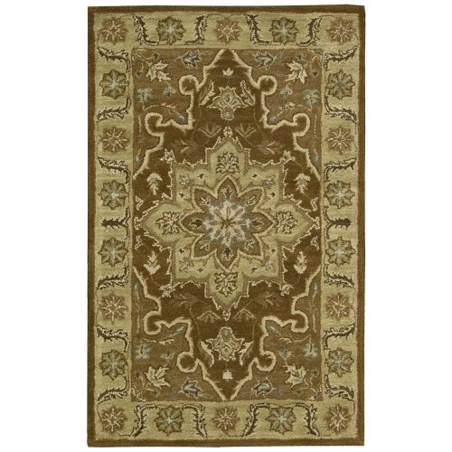  Rug Squared Worcester Traditional Area Rug (WOR66), 2-Feet by 3-Feet, Chocolate