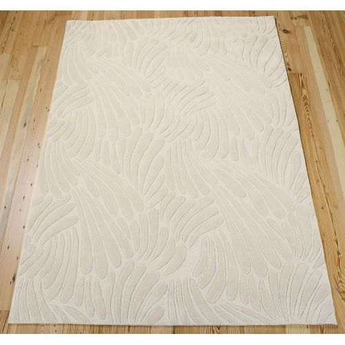  Rug Squared Marietta Contemporary Area Rug (MRI21), 8-Feet by 10-Feet 6-Inches, Ivory