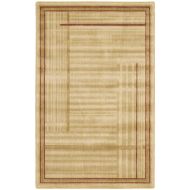 Rug Squared Fenwick Contemporary Area Rug (FEN17), 3-Feet 6-Inches by 5-Feet 6-Inches, Gold