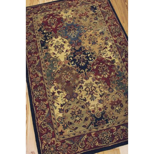  Rug Squared Worcester Traditional Area Rug (WOR23), 5-Feet by 8-Feet, Multicolor