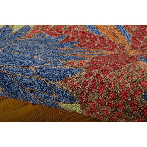  Rug Squared Melbourne Indoor/Outdoor Area Rug (MEB07), 2-Feet 6-Inches by 4-Feet, Deep Sea