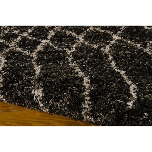  Rug Squared Pueblo Shag Area Rug (PUB05), 8-Feet by 10-Feet, Black