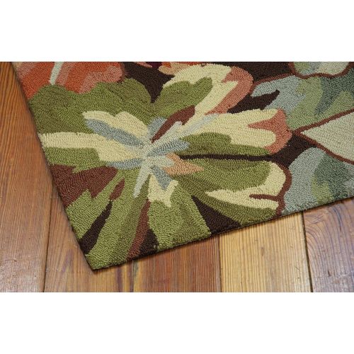  Rug Squared Laurel Floral Area Rug (LA16), 8-Feet by 10-Feet 6-Inches, Multicolor