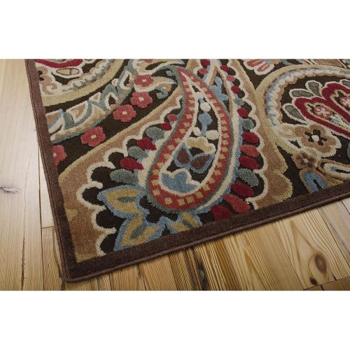  Rug Squared Corona Paisley Area Rug (CRA14), 5-Feet 3-Inches by 7-Feet 5-Inches, Multicolor