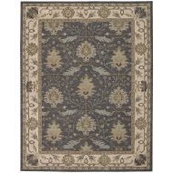 Rug Squared Worcester Traditional Area Rug (WOR75), 8-Feet by 10-Feet 6-Inches, Blue