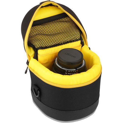  Ruggard Lens Case 3.5 x 3.5 (Black)(4 Pack)