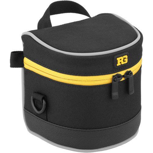  Ruggard Lens Case 3.5 x 3.5 (Black)(4 Pack)