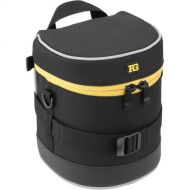 Ruggard Lens Case 6.0 x 4.5 (Black)(3 Pack)