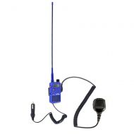 Rugged Radios TRAIL-RIDER-5R 5 Watt Dual Band (UHFVHF) Two Way Handheld Radio Kit with Ducky Antenna, Hand Mic, 12 Volt Battery Eliminator and Radio Mount