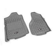 Rugged Ridge All-Terrain 84903.01 Grey Front Row Floor Liner For Select Dodge Ram, Ram 1500, 2500 and 3500 Models