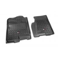 Rugged Ridge All-Terrain Black Front Row Floor Liner For Select Cadillac Escalade, Chevrolet Avalanche, Silverado, Suburban, Tahoe, GMC Sierra and Yukon Models