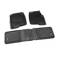 Rugged Ridge All-Terrain 82989.20 Black Front and Rear Floor Liner Kit For Select Ford F-150 and Lincoln Mark LT Models