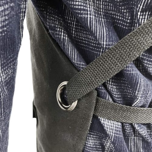  [아마존베스트]Rugged Tools Work Apron - Heavy Duty Canvas Shop Apron with Tool Pockets (Black)