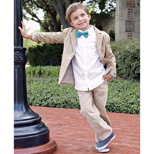  RuggedButts BabyToddler Boys White Formal Button Down