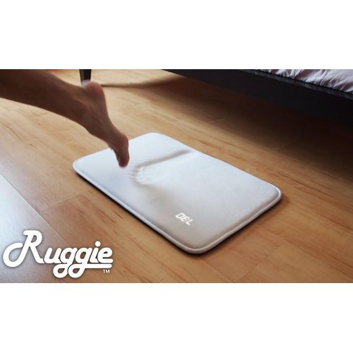  Ruggie Alarm Clock - The Original Rug Carpet Alarm Clock - Digital Display, Battery Operated, Nature Sounds - Advance Design for Modern Home, Kids, Teens, Girls, Guys and Heavy Sle