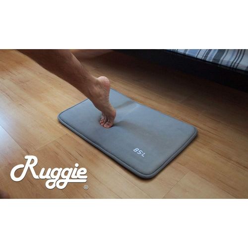  Ruggie Alarm Clock - The Original Rug Carpet Alarm Clock - Digital Display, Battery Operated, Nature Sounds - Advance Design for Modern Home, Kids, Teens, Girls, Guys and Heavy Sle