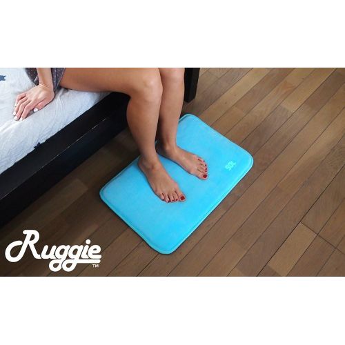  Ruggie Alarm Clock - The Original Rug Carpet Alarm Clock - Digital Display, Battery Operated, Nature Sounds - Advance Design for Modern Home, Kids, Teens, Girls, Guys and Heavy Sle