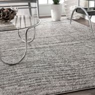 Rugs USA Contemporary Solid Polypropylene Grey Area Rugs, 4 Feet by 6 Feet (4 x 6)