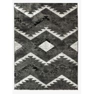 Rugs and Decor NPT79 npt/79/1.11x2.11 Area Rugs 1.11 x2.11 Door mat Size Grey