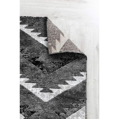  Rugs and Decor NPT79 npt/79/1.11x2.11 Area Rugs 1.11 x2.11 Door mat Size Grey