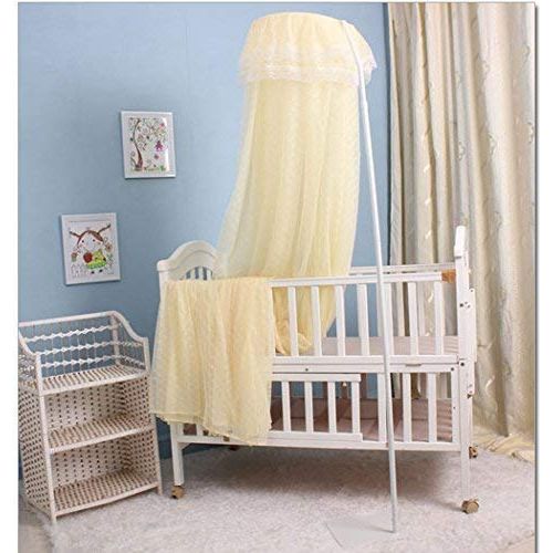  RuiHome Crib Mosquito Net Floor-standing Bracket Holder Cot Bed Universal Metal Stand Frame