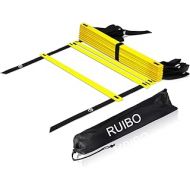 Ruibo Agility Ladder Speed Training Equipment/Speed Ladders for Football, Soccer & Other Sports - 20 Feet Length 12 Adjustable Rungs