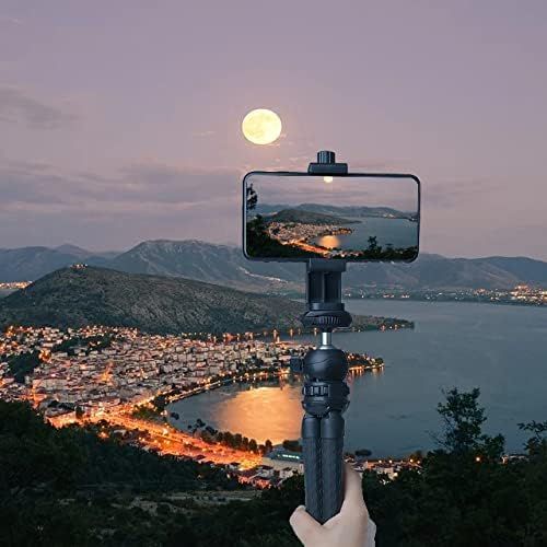  [아마존베스트]Ruittos Phone Tripod, Cell Phone Flexible Tripod Octopus with Bluetooth Camera Remote, Mobile Tripod Mount Adapter, Compatible with iPhone 11 Xs Samsung Andriod Live Streaming Vlog