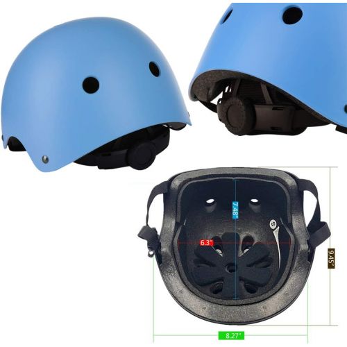  [아마존베스트]RuiyiF 7Pcs Sports Protective Gear for Kids, Elbow Pads Knee Pads with Wrist Guard and Helmet for Multi Sports: Cycling Skateboard Bicycle Scooter Roller Skate