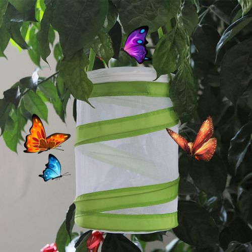  [아마존베스트]RuiyiF 2 Pack Insect and Butterfly Habitat Terrarium Pop-up Monarch Butterfly Cage Insect Growing Kits for Kids