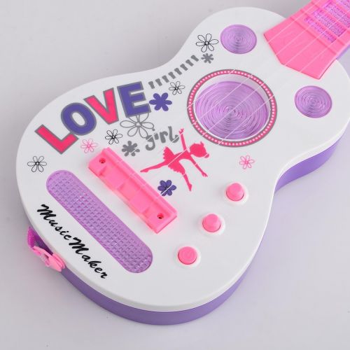  [아마존베스트]RuiyiF Guitar for Toddler Kids Beginners Toy Guitar for Girls 20Inch - Pink