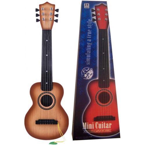  [아마존베스트]RuiyiF Kids Guitar, Toddler Toy Guitars for Boys Girls Age 3-5 Years Old 6 Steel String Acoustic Guitar Kids with Pick 21 Inch