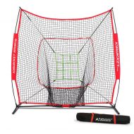 Rukket Sports Rukket 7x7 Sock It! Baseball and Softball Practice Net with Adjustable Target