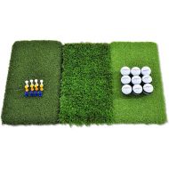 [아마존베스트]Rukket Sports Rukket Standing Golf Hitting Grass Mat | Realistic Fairway and Stance Alignment Graphic | Portable Driving, Chipping, Training Aids, Equipment for Residential Backyard and Indoor P