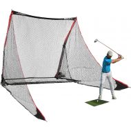 [아마존베스트]Rukket Sports Rukket 4pc Golf Practice Bundle | 10x7ft SPDR Driving Net | Tri-Turf Hitting Mat | Barrier Protective Wings | Carry Bag | Portable Indoor and Outdoor at Home & Residential