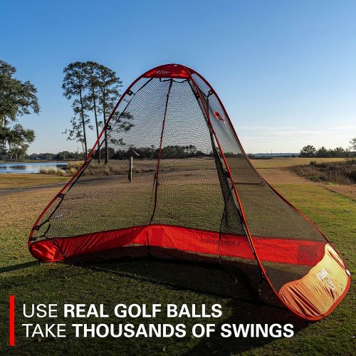  [아마존베스트]Rukket Sports Rukket 10x7ft Pop Up Golf Net | Orginal Rukknet | Practice Driving Indoor and Outdoor | Backyard Swing Training Aids