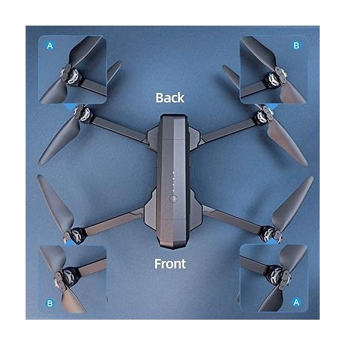  Ruko F11 Series Drone Blades, Propellers for F11GIM2/F11GIM/F11PRO/F11, Drone Accessories, Spare Part Replacement Foldable Propeller Props 4PCS