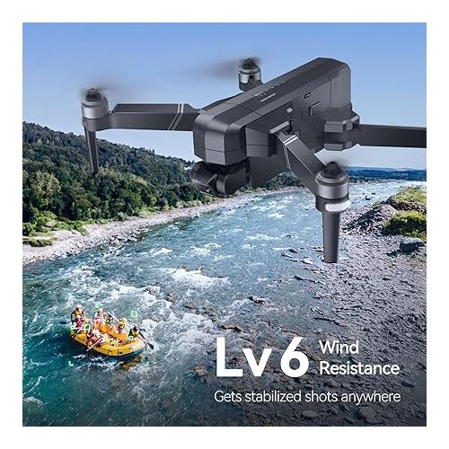  Ruko F11GIM2 Drones with Camera for Adults 4K, 64Mins Flight Time, Gimbal & EIS 4K Camera, 9842ft Digital video Transmission, GPS Auto-return Professional Quadcopter, Level 6 Wind Resistance