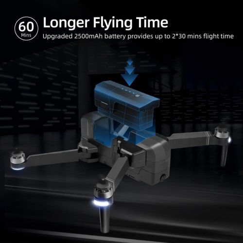  [아마존 핫딜] [아마존핫딜]Ruko F11 Pro Drone 4K Quadcopter UHD Live Video GPS Drones, FPV Drone with Camera for Adults Beginner 30 Mins Flight Time Long 2500mAh Battery Brushless Motor（2 Batteries + Carryin