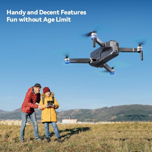  Ruko F11 Pro Drones with Camera for Adults 4K UHD Camera Live Video 30 Mins Flight Time with GPS Return Home Brushless Motor-Black（with Carrying Case）