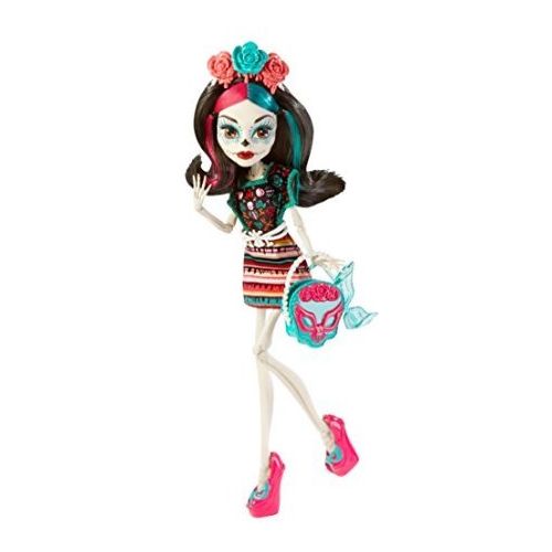  Ruksikhao Monster High Monster Scaritage Skelita Calaveras Doll and Fashion Set