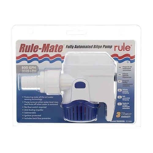  Rule Mate Fully Automated, Water Sensing Bilge Pump
