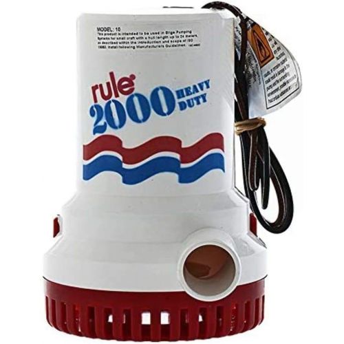  [아마존베스트]RULE INDUSTRIES Rule Pump 2000 12V