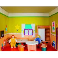 Rulke Rulke22880 Dollhouse on Shelf Nursery Toy
